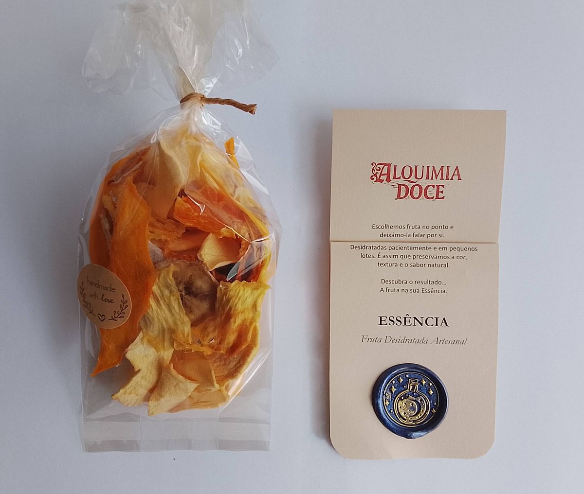 Saco de fruta desidratada Essência